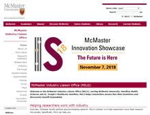Tablet Screenshot of milo.mcmaster.ca
