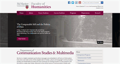 Desktop Screenshot of csmm.humanities.mcmaster.ca