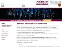Tablet Screenshot of merc.mcmaster.ca