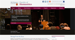 Desktop Screenshot of humanities.mcmaster.ca