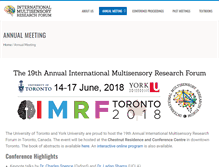 Tablet Screenshot of imrf.mcmaster.ca