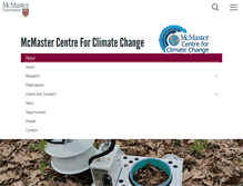 Tablet Screenshot of climate.mcmaster.ca